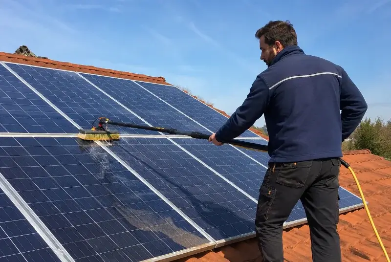 Nettoyage et entretien de panneaux solaires à Verdets